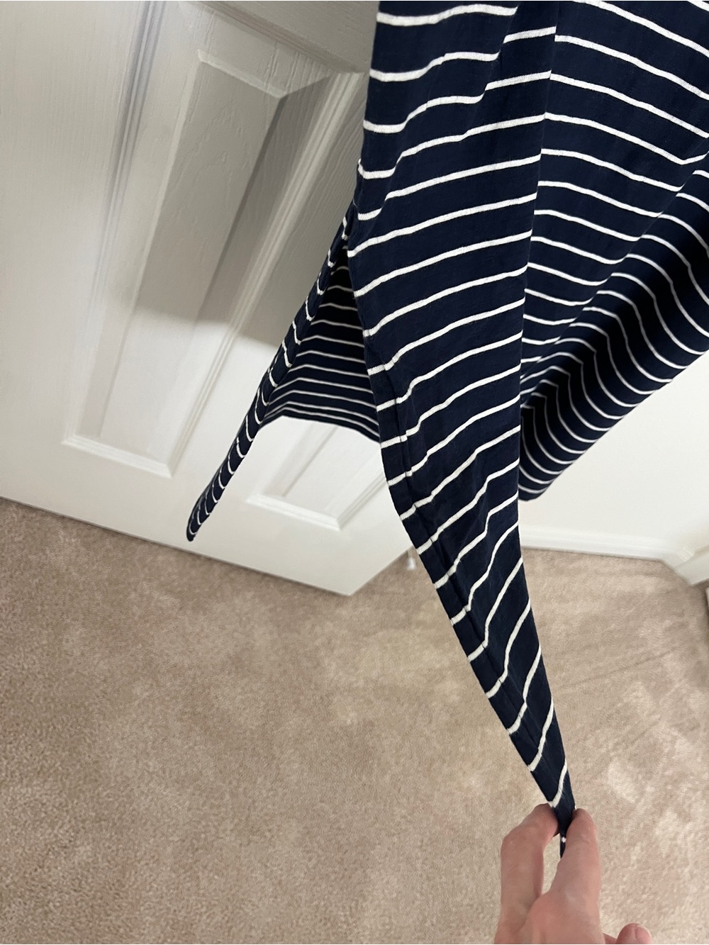 pact Striped Maxi Dress in Blue & White Size New, never worn - Picture 5 of 5